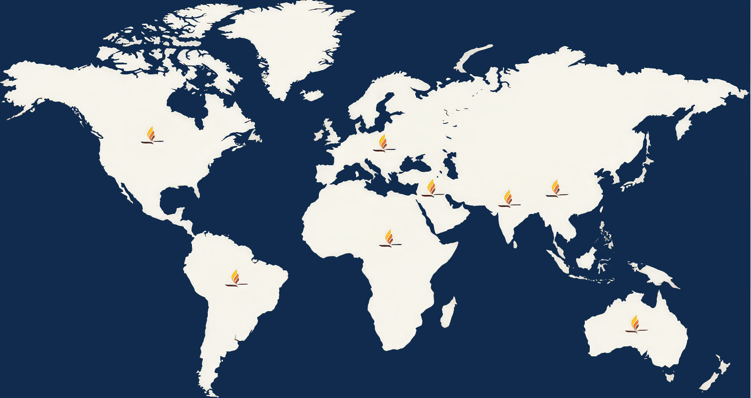 SRMD centres across six continents
